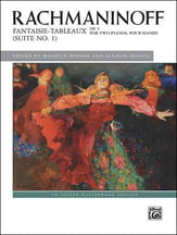 Fantasie-Tableaux, Op. 5 piano sheet music cover